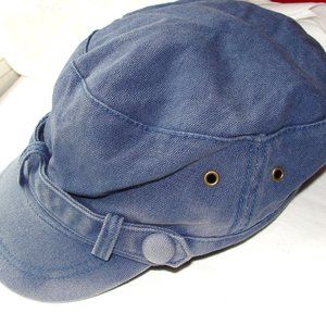 6 for $5....Vintage Denim Flat Cap